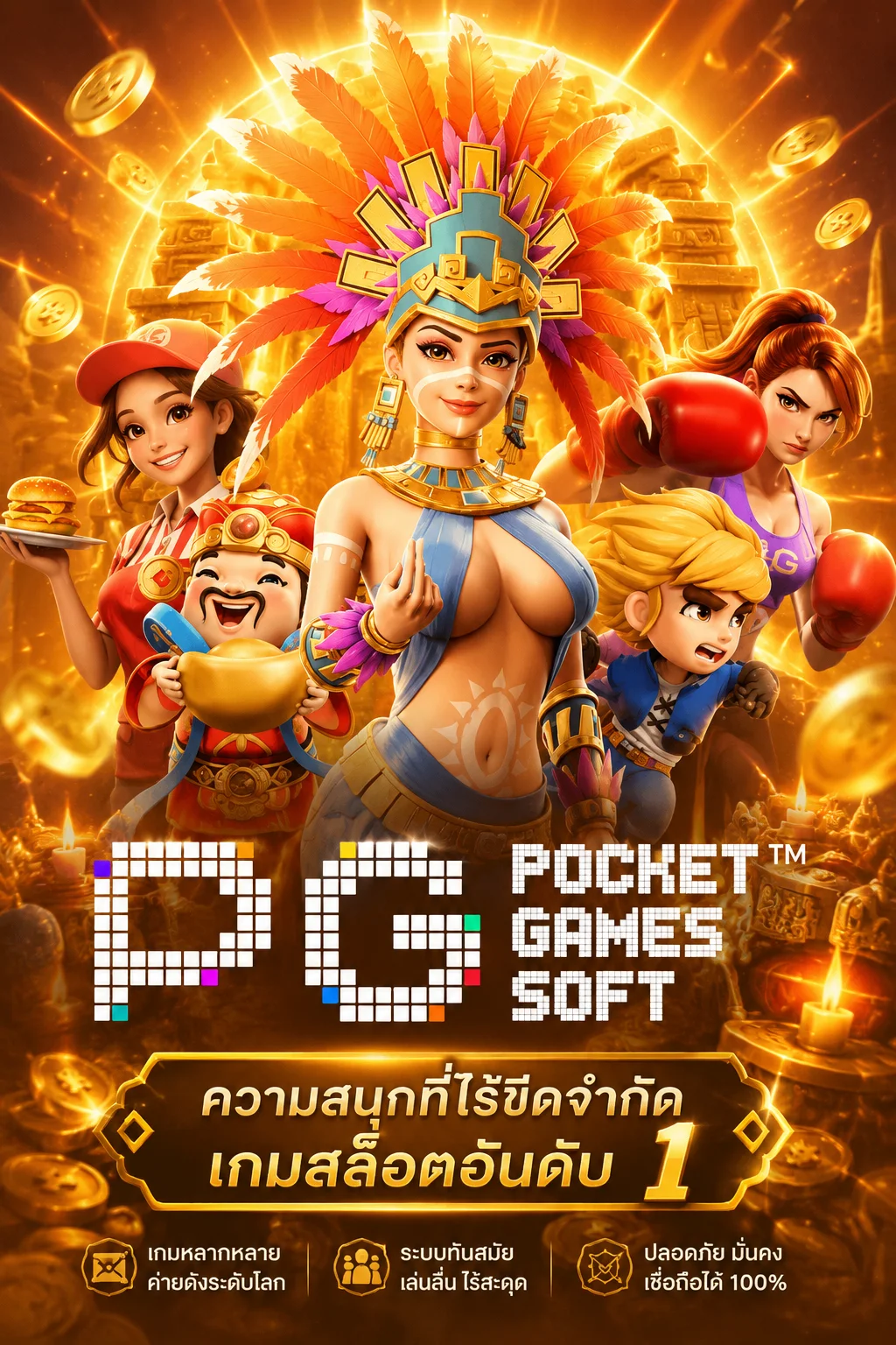 ไอคอนระบบฝากถอนออโต้ของ THE GRAND 1 เชื่อมทุกธนาคาร